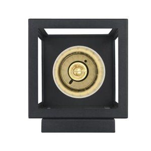 Bel Air Lighting  Adler 1Light Black Outdoor Hardwired Wall Lantern Sconce